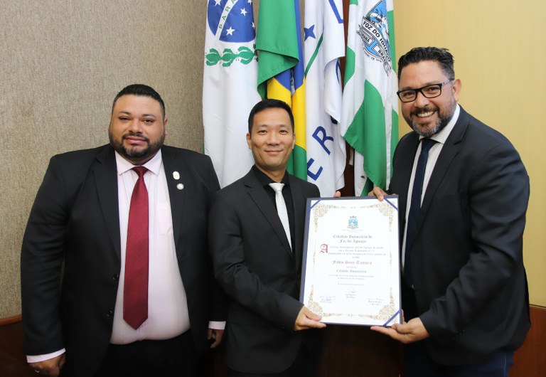 Fábio Tamura delegado chefe da PF é o mais novo cidadão honorário de