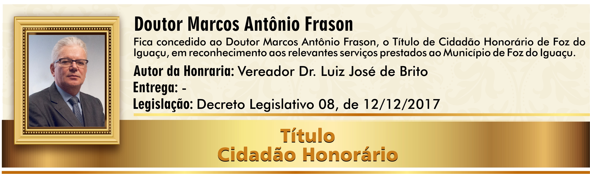 Doutor Marcos Antônio Frason