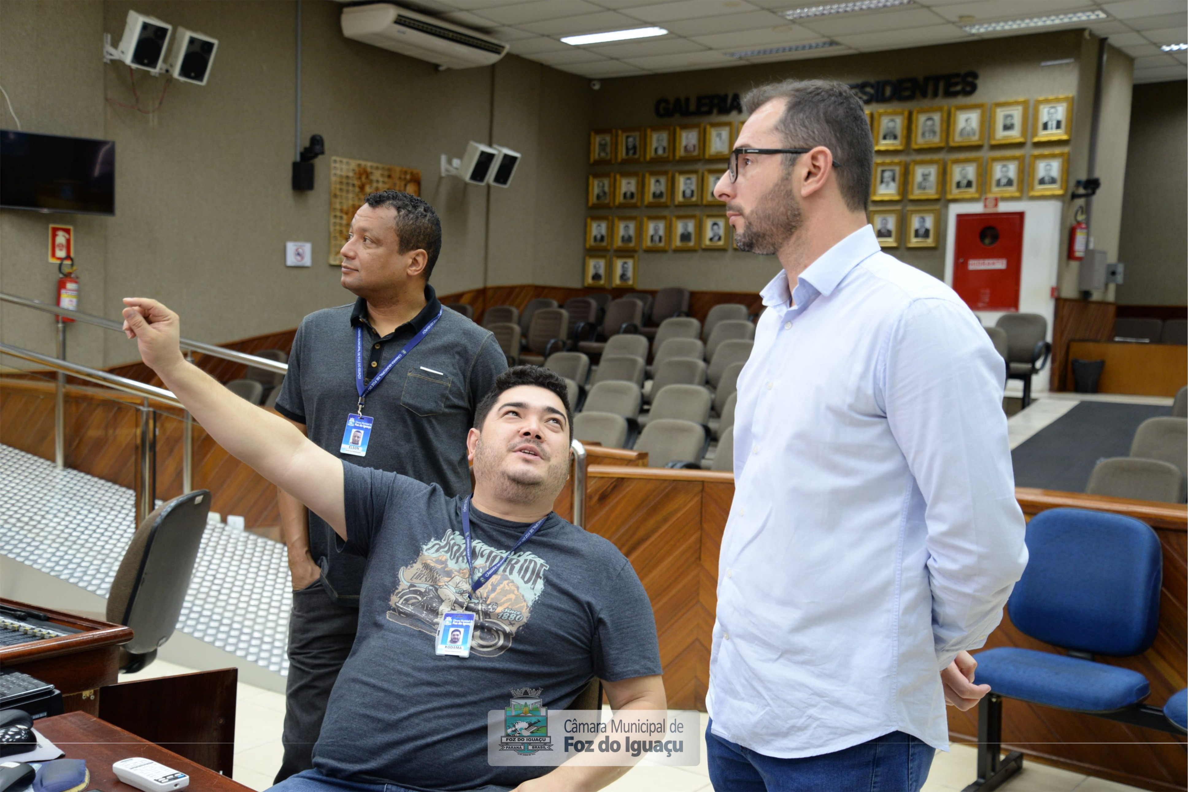 Câmara de Foz recebe visita do Presidente da Câmara de Ponta Grossa - 29-10