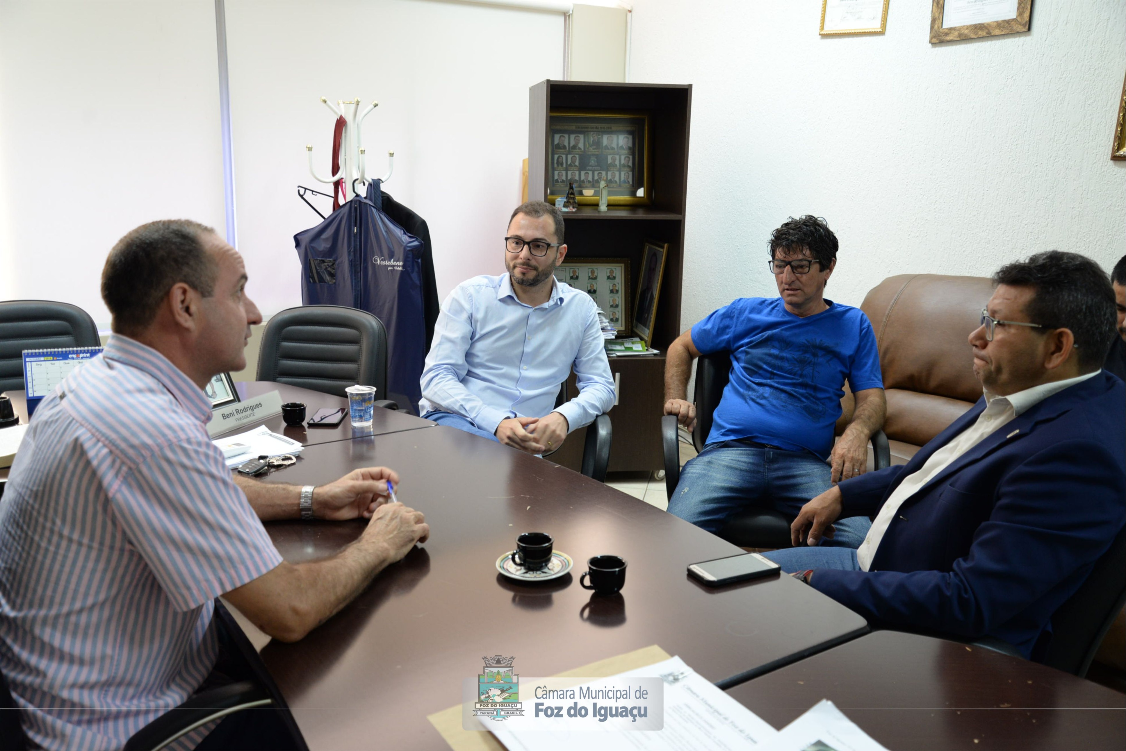 Câmara de Foz recebe visita do Presidente da Câmara de Ponta Grossa - 29-10