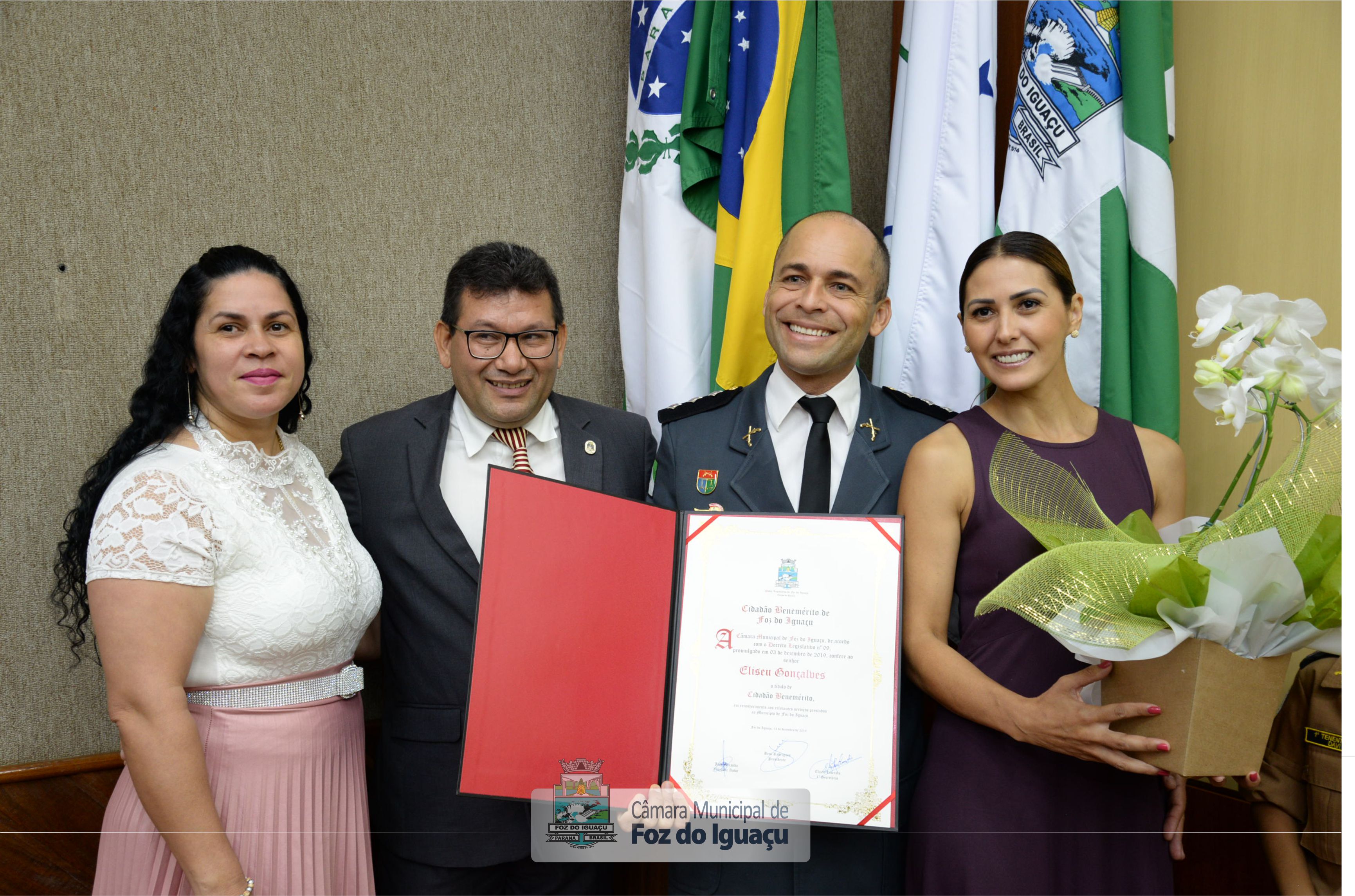 Título de Cidadão Benemérito ao Capitão Eliseu Gonçalves - 13-12-2019