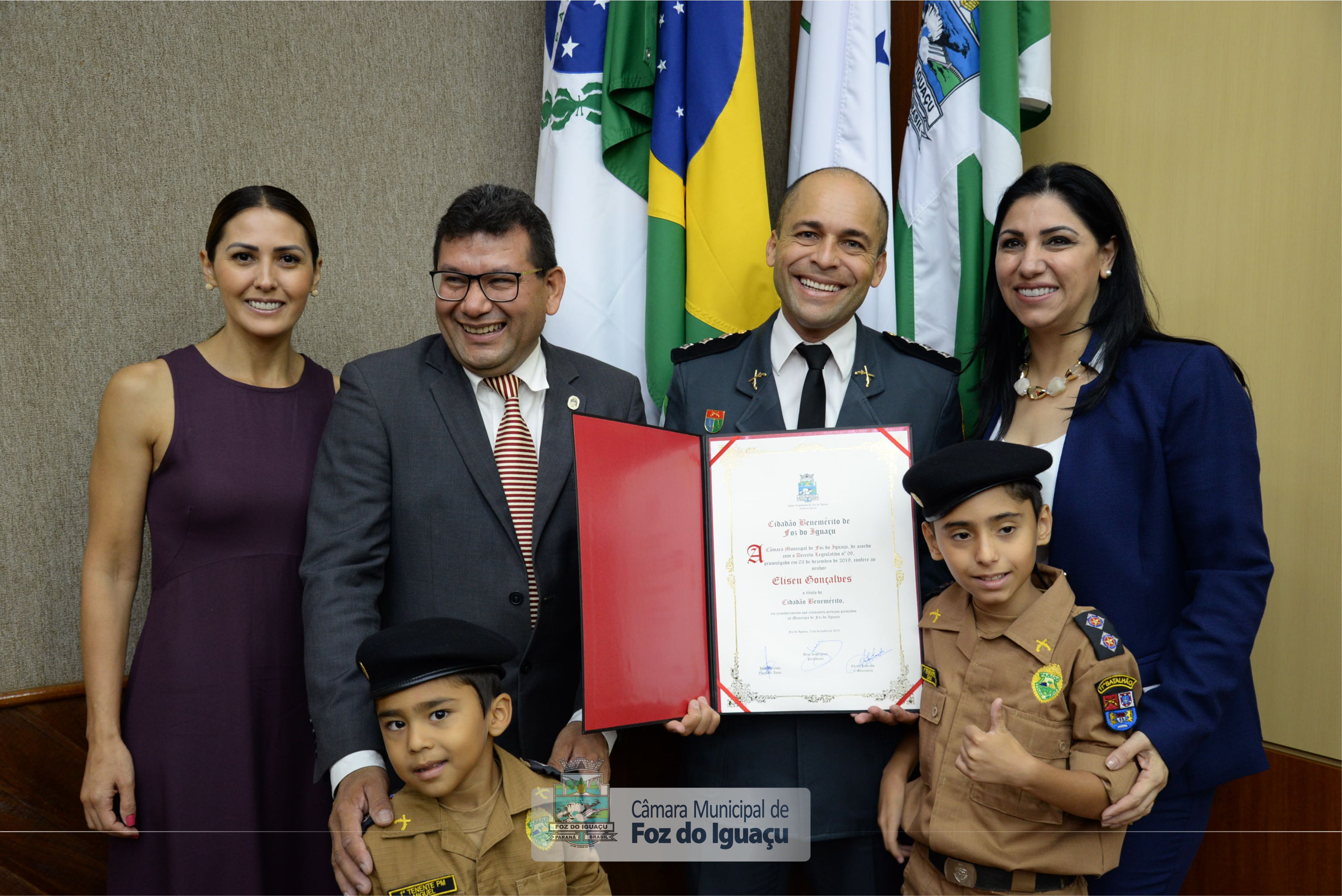 Título de Cidadão Benemérito ao Capitão Eliseu Gonçalves - 13-12-2019