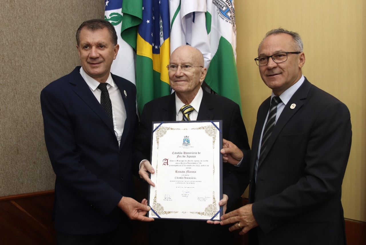 Dr. Renato Maroja é o mais novo cidadão honorário de Foz