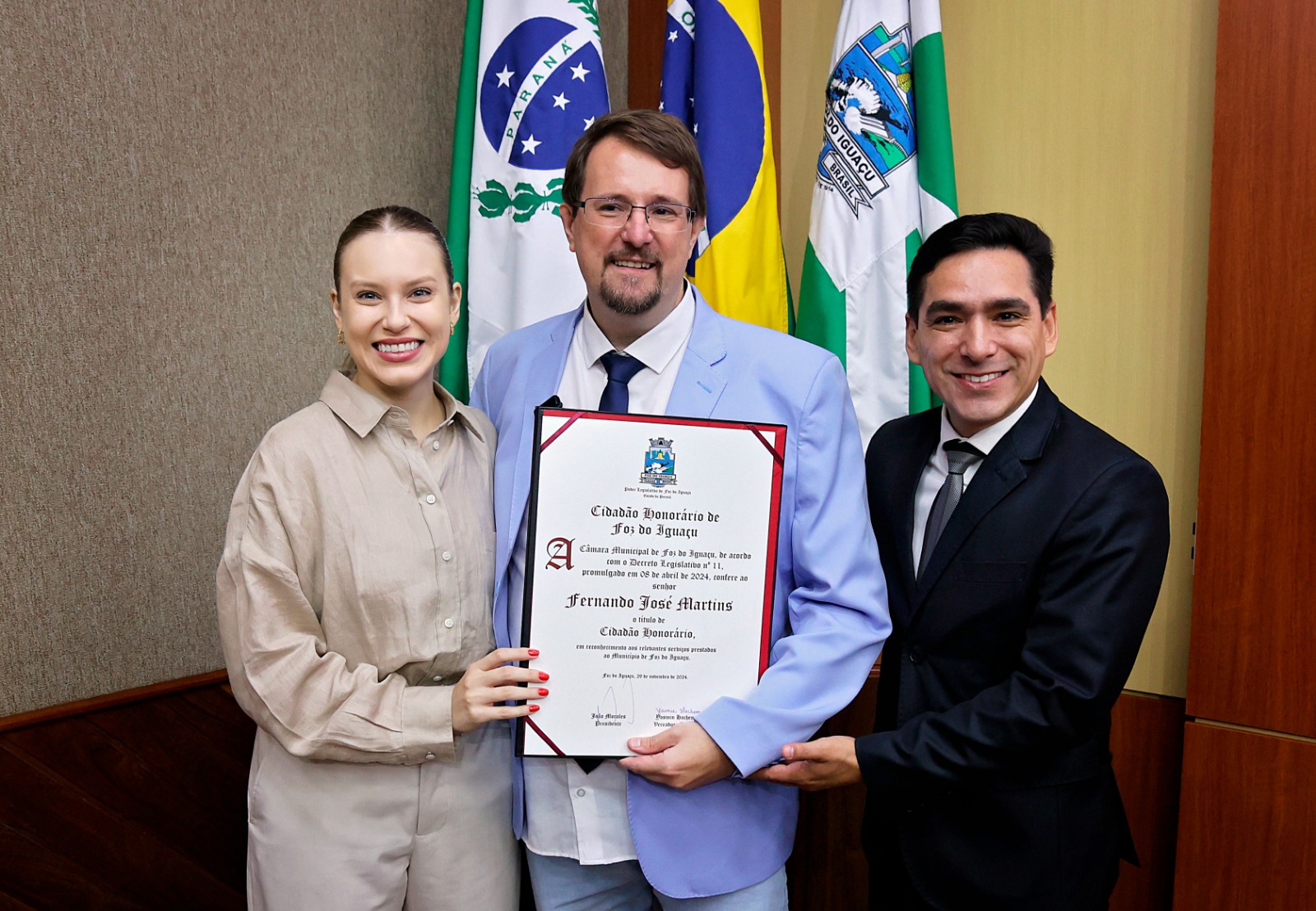 Fernando Martins, Professor e ex-diretor da Unioeste, é o mais novo cidadão honorário de Foz