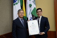 Jorge Tasaki recebeu Título de Cidadão Honorário de Foz