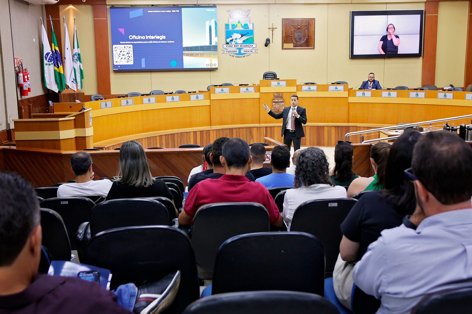 Parceria com o Senado garante sucesso em cursos do Interlegis na Câmara de Foz