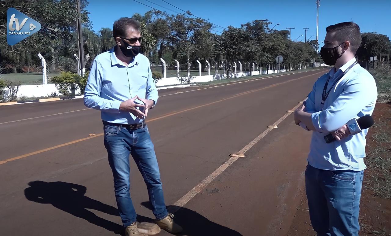 Vereador Dr. Freitas pede implantação de ciclovia e pista de caminhada na Av.  João Ricieri Maran, em Três Lagoas
