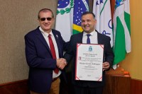 Wesley Cleison Rodrigues recebe título de Cidadão Honorário de Foz do Iguaçu