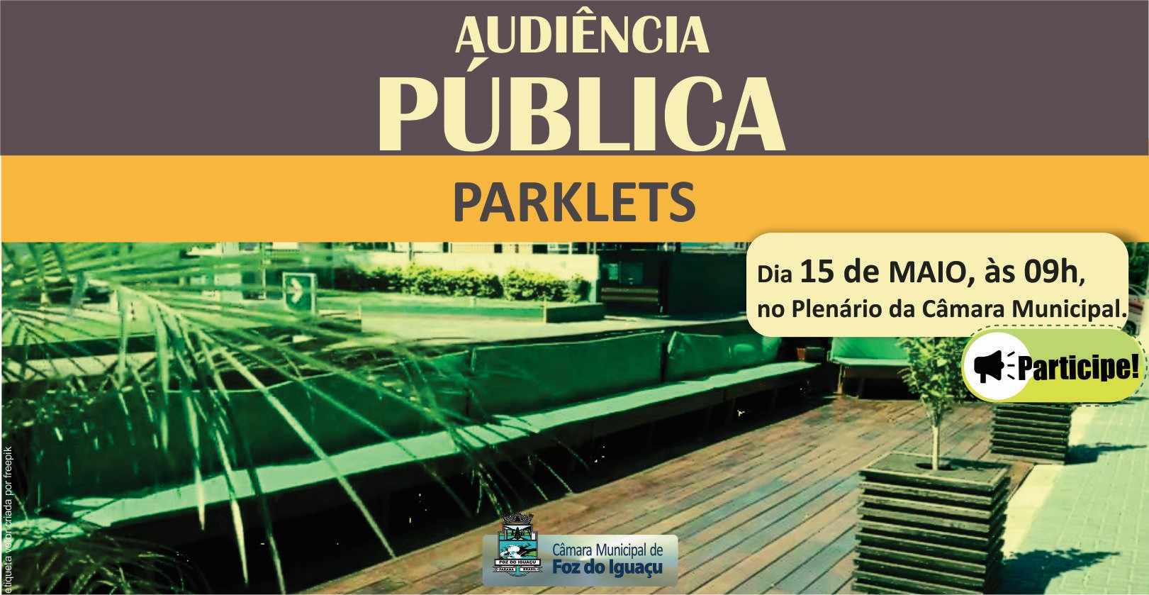 Audiência Pública sobre os "Parklets"