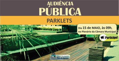 Audiência Pública sobre os "Parklets"